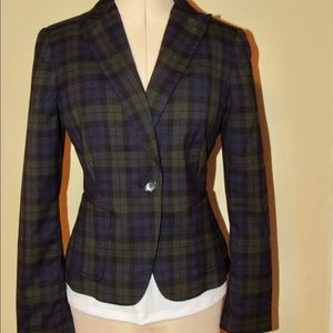 Outback Red plaid blazer